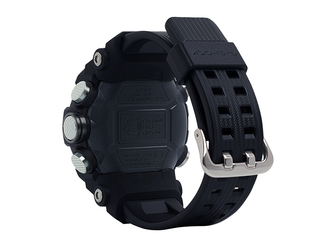 Casio G-SHOCK Mudmaster Black GGB100-1B watch, back