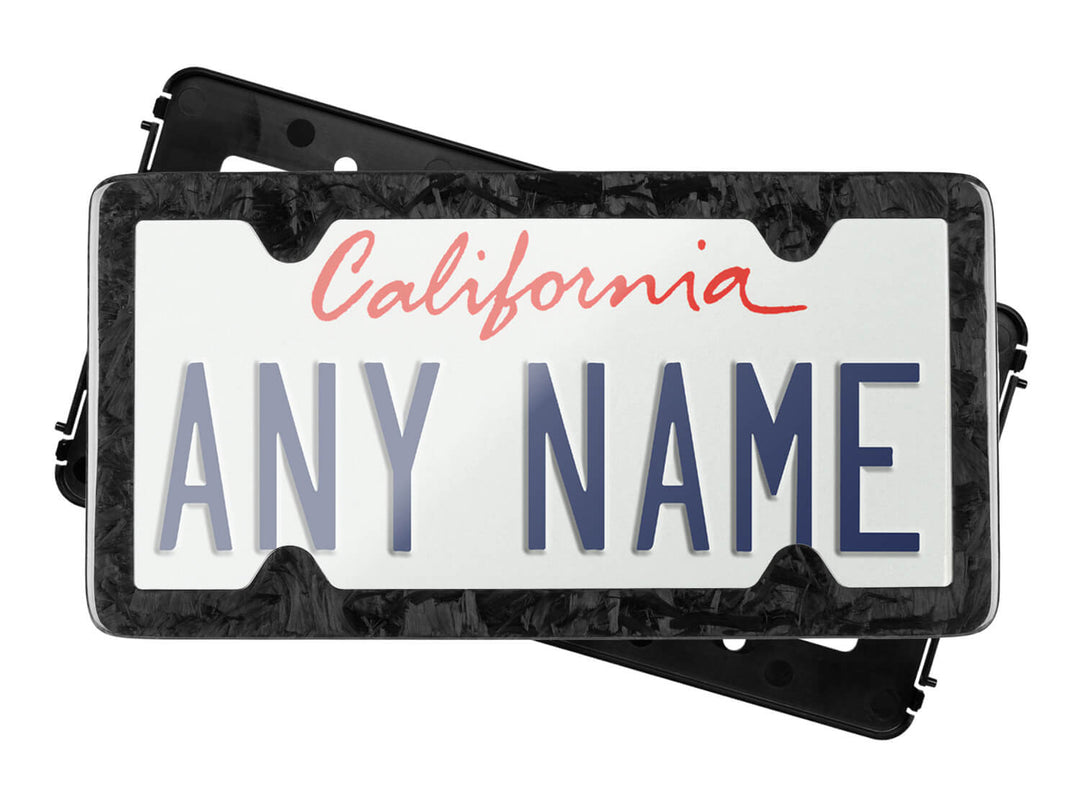 TagArmur forged carbon fiber license plate frame