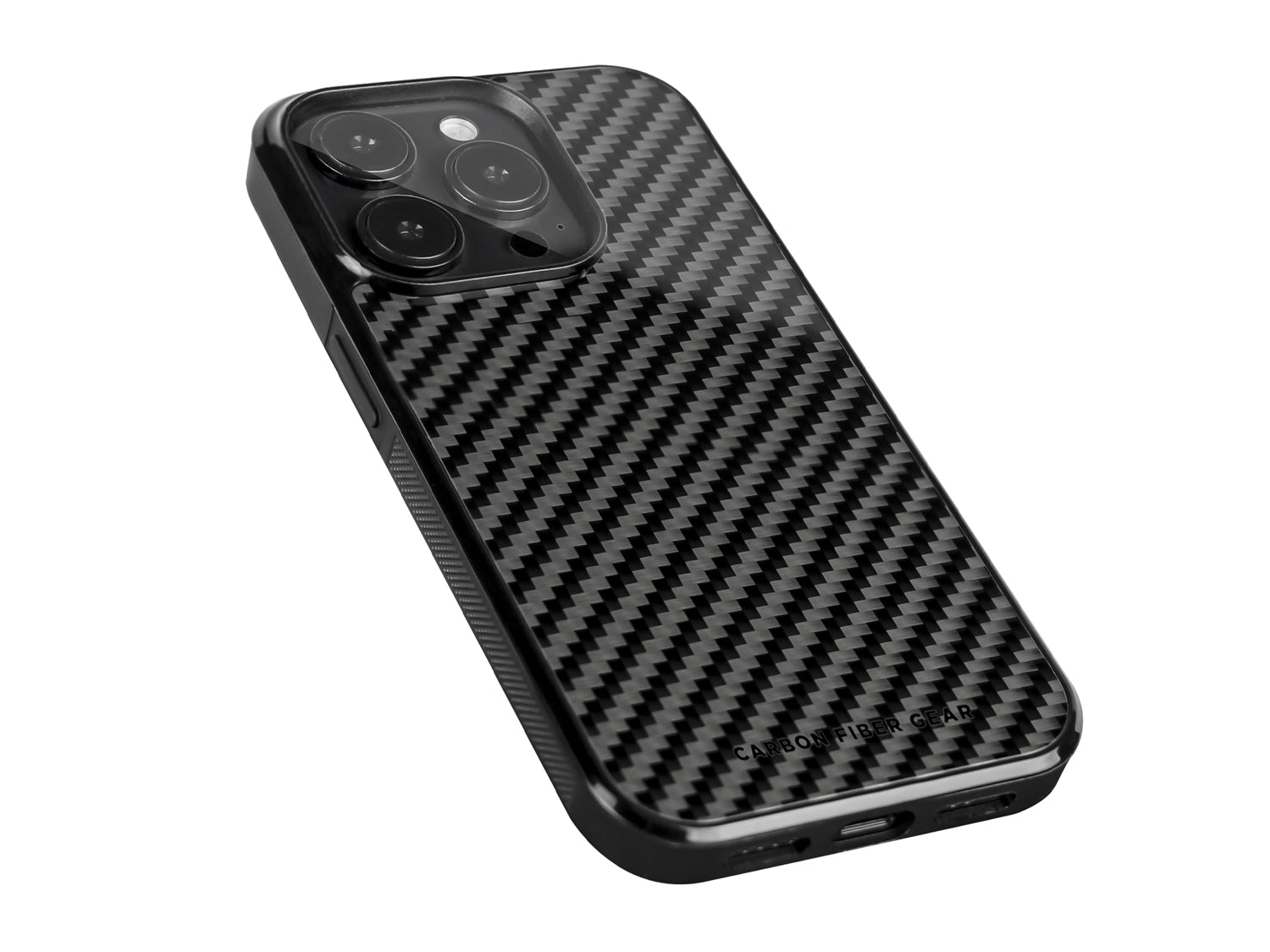 Real Carbon Fiber iPhone 14 Pro Max Case - The CarboFend – Carbon Fiber Gear
