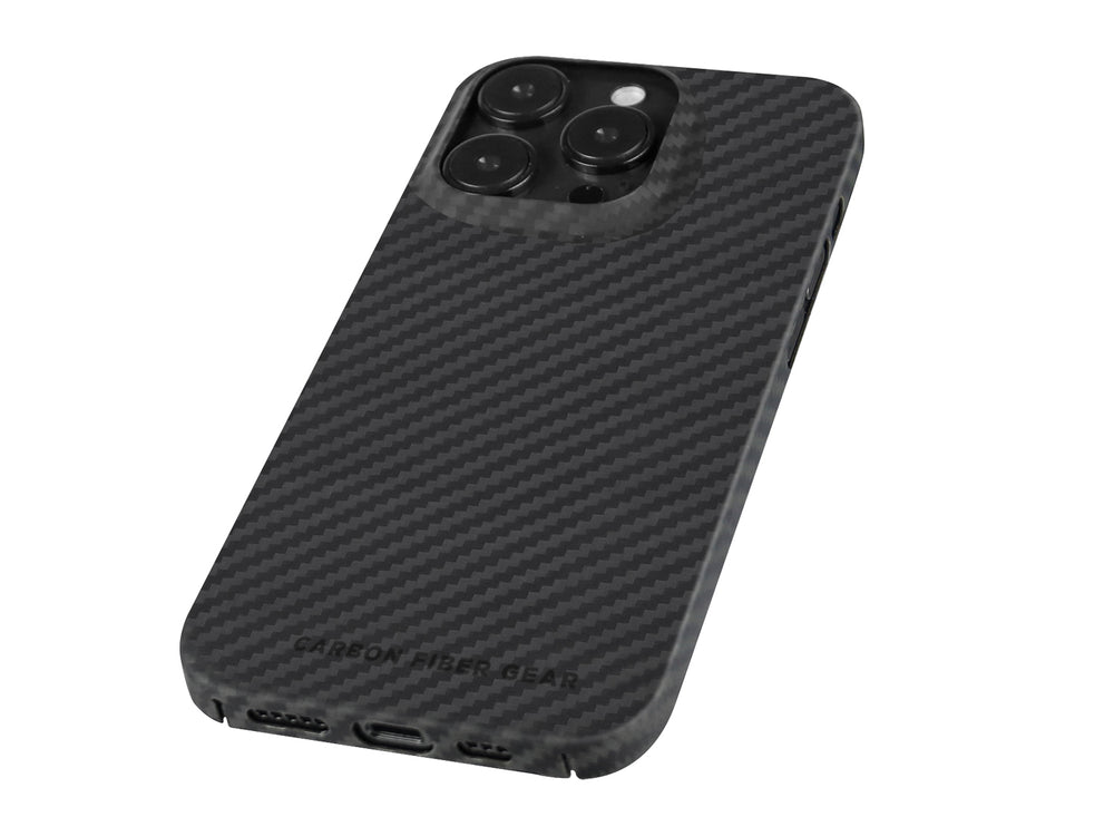 iPhone 14 Pro Case Hülle - Audi Sport echte Carbon-Fiber mit
