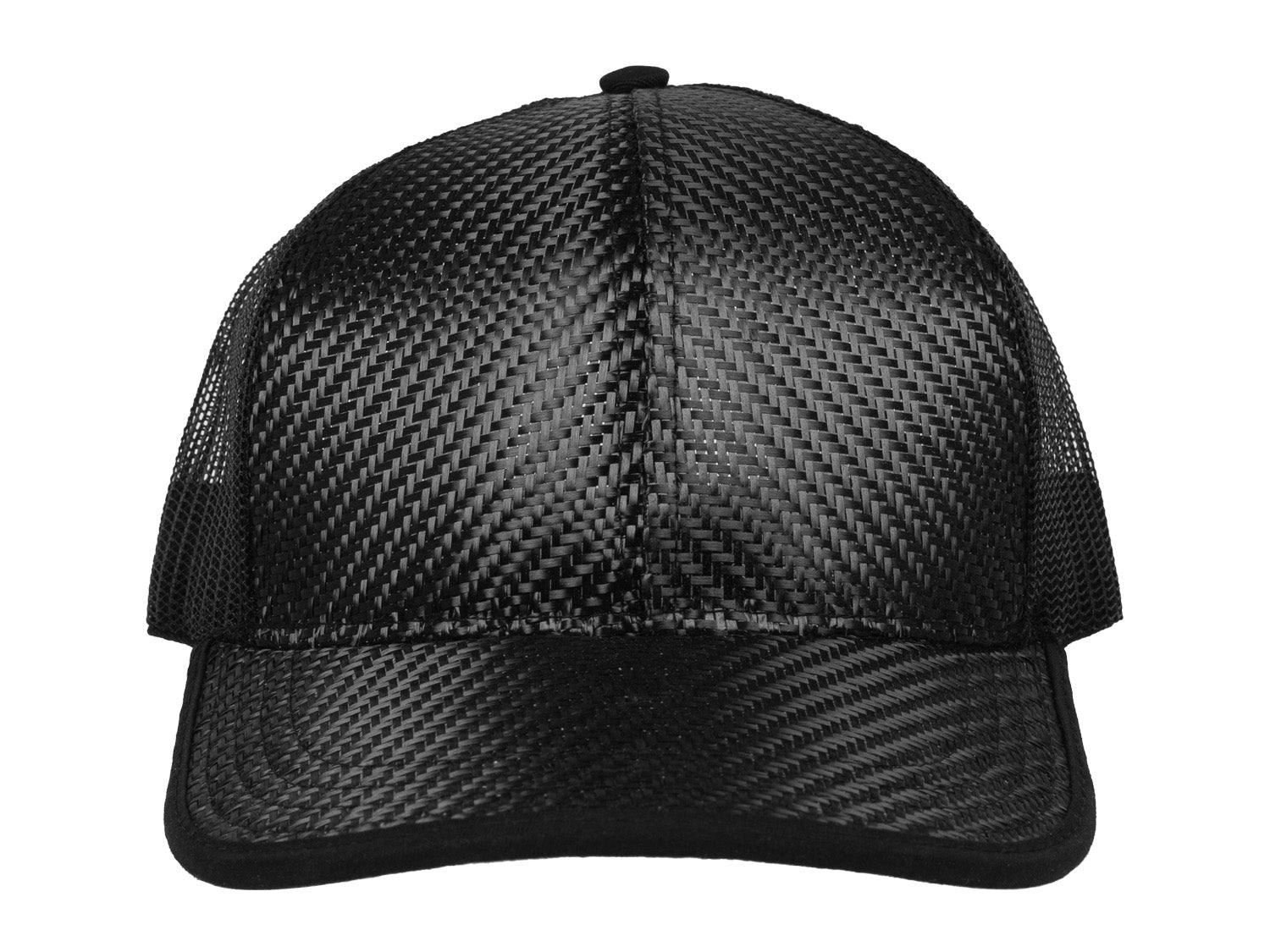 Real Carbon Fiber Black Hat With Mesh Backing Carbon Fiber Gear