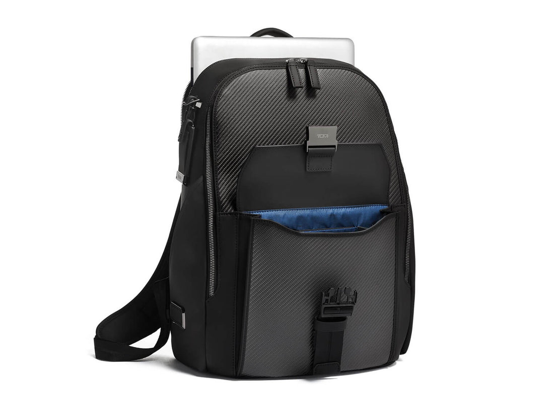 Tumi Doyle Carbon Fiber Backpack, with macbook