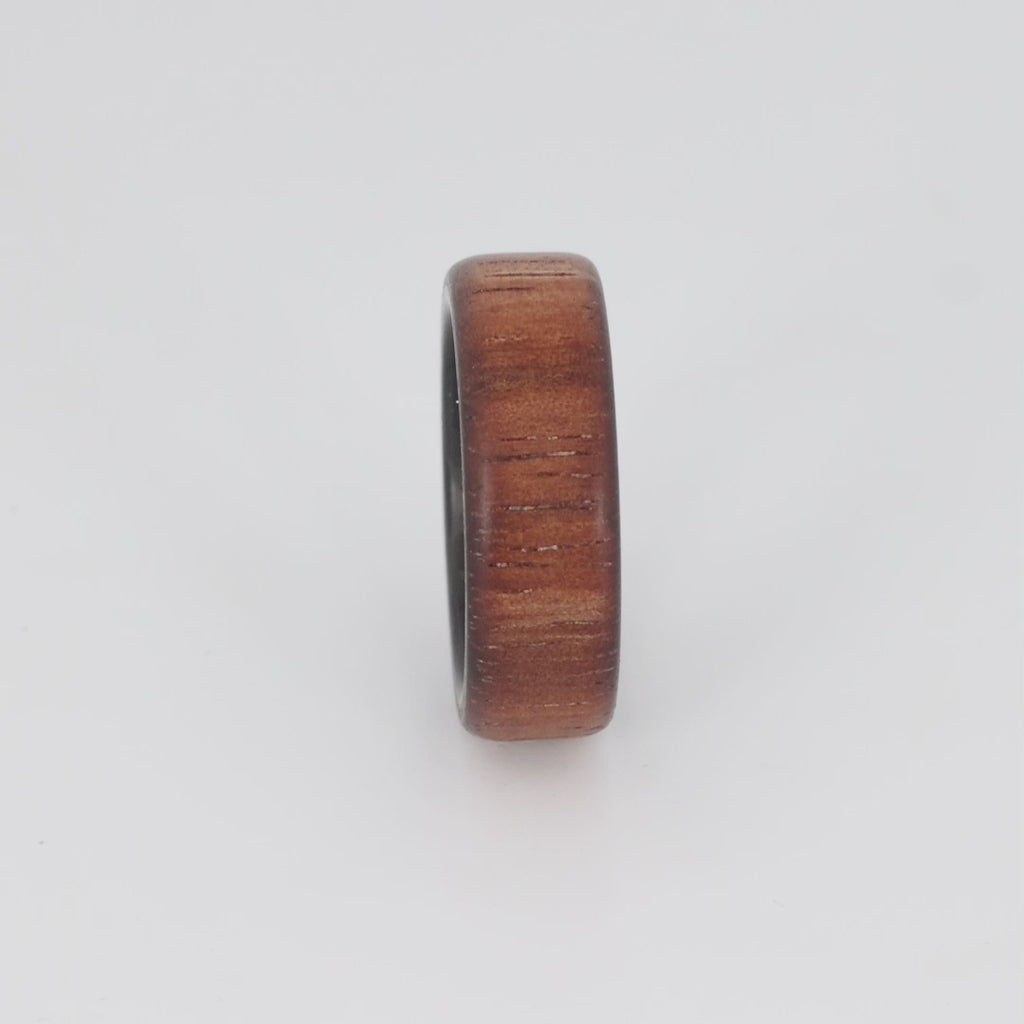 Aloha Carbon Fiber & Koa Wood Ring 360 video