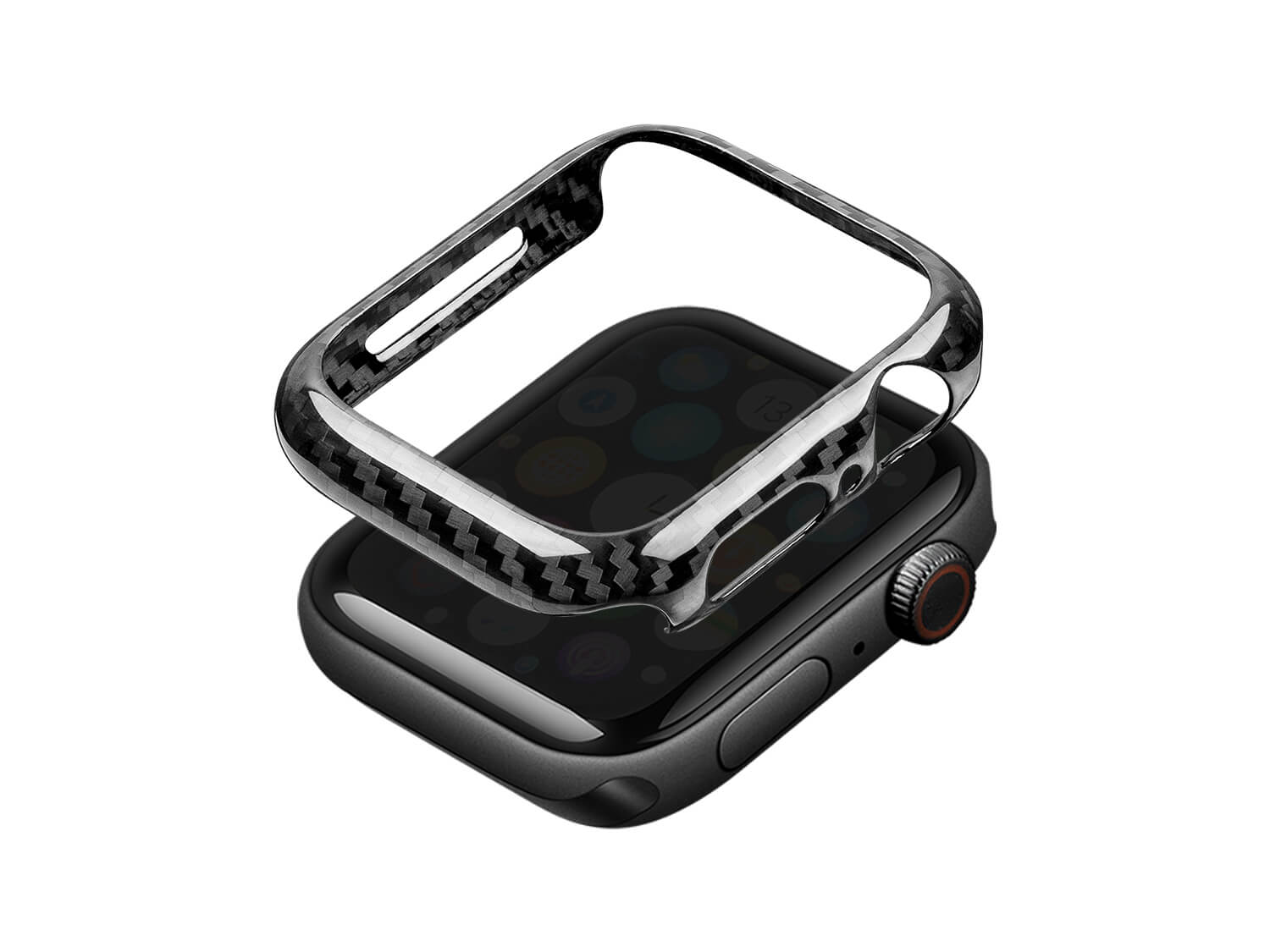 Carbon Fiber Apple Watch Case (45mm, Series 7 / 8 / 9) CarboShield