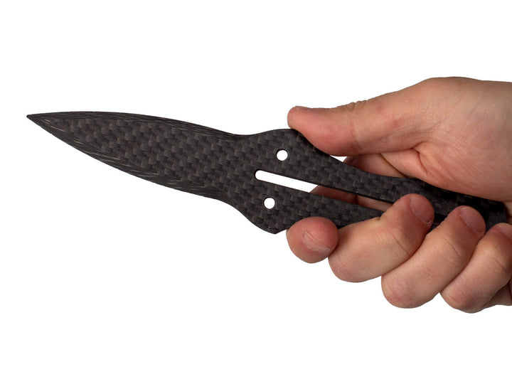 Cuda Composites solid carbon fiber boot knife