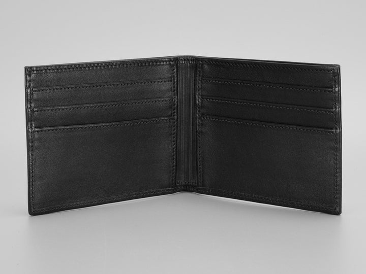 Londono Carbon Fiber and Leather All Black Sports Wallet
