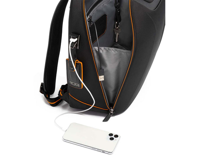 TUMI | McLaren Halo Backpack, charger