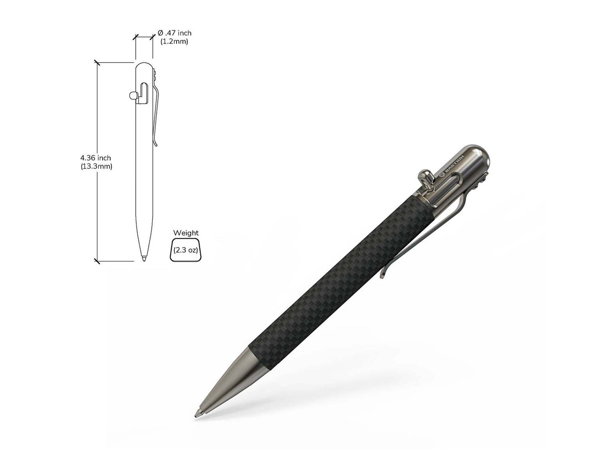 Bastion Bolt-Action Carbon Fiber Pen