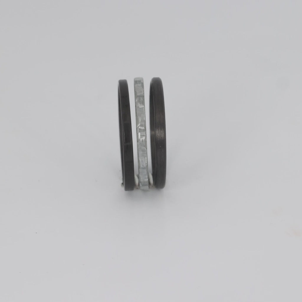 Stackable Carbon Fiber Rings 360 video