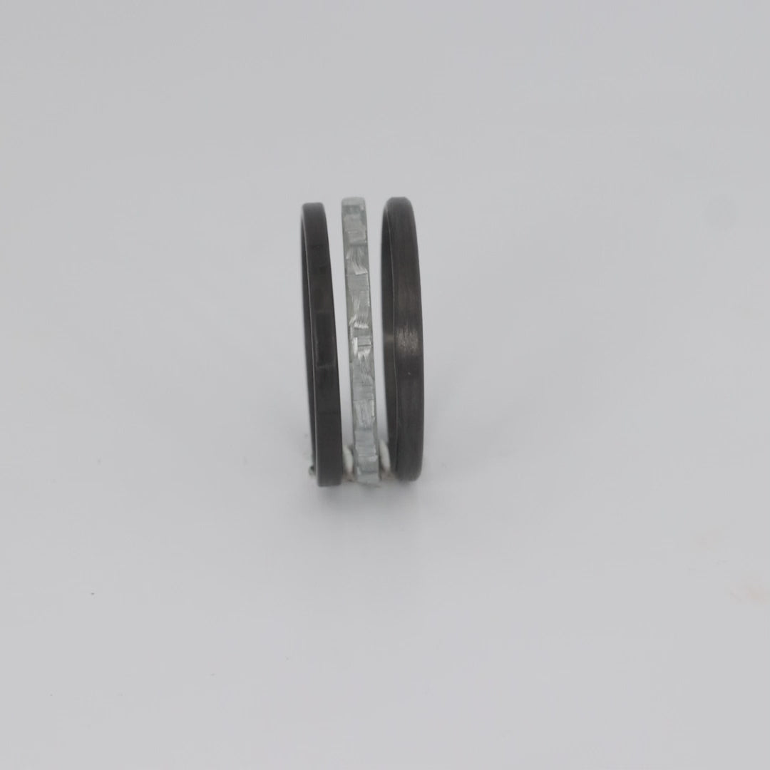 Stackable Carbon Fiber Rings 360 video