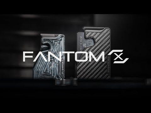 Fantom X Carbon Fiber Fan-Out Wallet with Cash Holder
