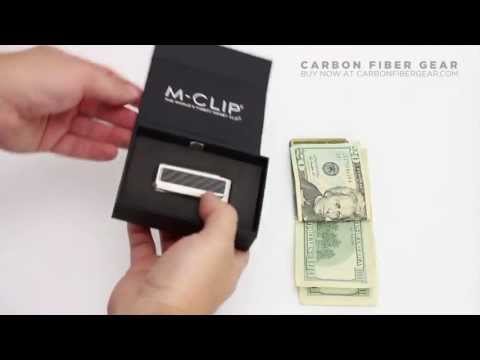 M-Clip Stainless Steel and Carbon Fiber Money Clip